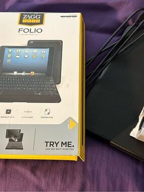 ZAGG Folio Keyboard Case for Tablet - Black for iPad mini Bluetooth